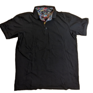 Alex Vando Black Polo Shirt